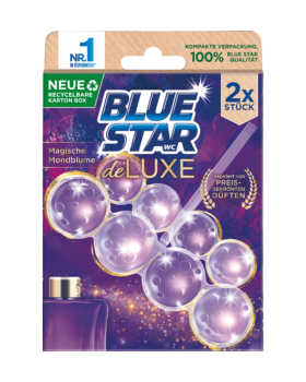 Blue Star deLUXE Magische Mondblume, Premium WC­ Einhaenger, 104g
